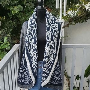 Anthropologie/Sleeping On Snow First Snow Open Front Isle Cardigan